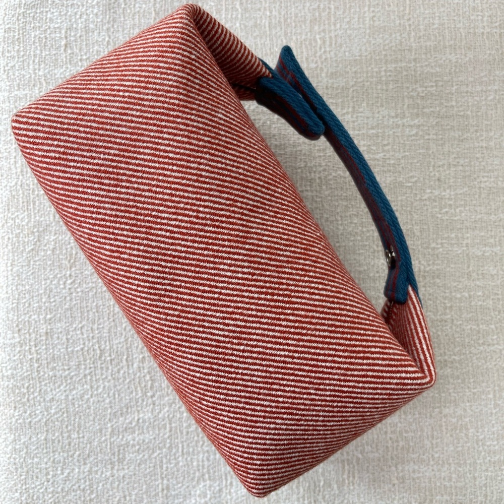 Hermes Red and Blue Mini Clutch Bag - Picture 9 of 14